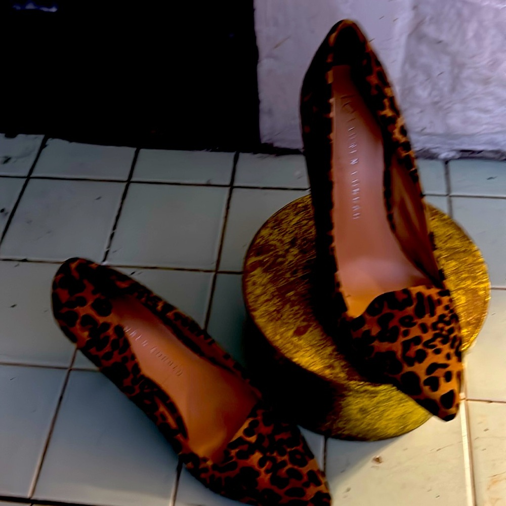 Lauren. Contact leopard print heel